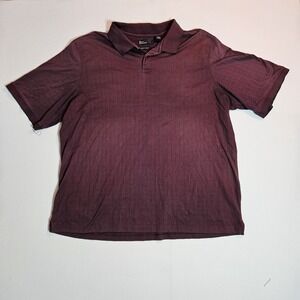 Marc Edwards 3XLT‎ Polo Shirt Maroon Swift-Dry Big Tall Moisture Wicking